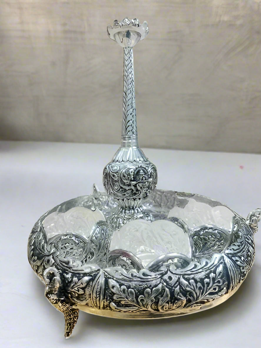 Antique German Silver Wedding Welcoming Set/Pooja Set/Housewarming/Gift Item